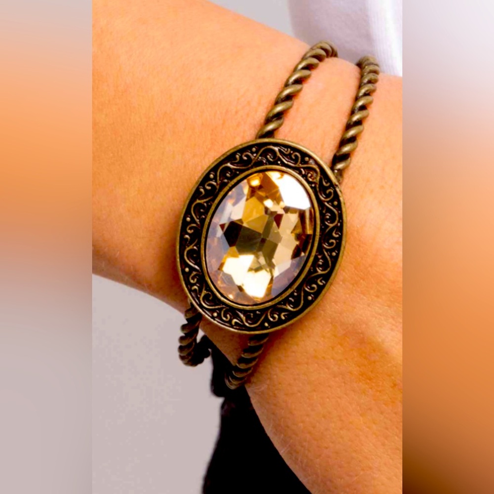 🔥💎🔥 STUNNING❗️PAPARAZZI “BRAIDED BALANCE” BRASS BRACELET❗️🔥💎🔥